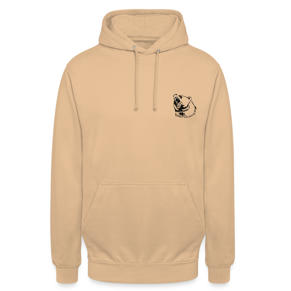 hoodie unisex - fersken