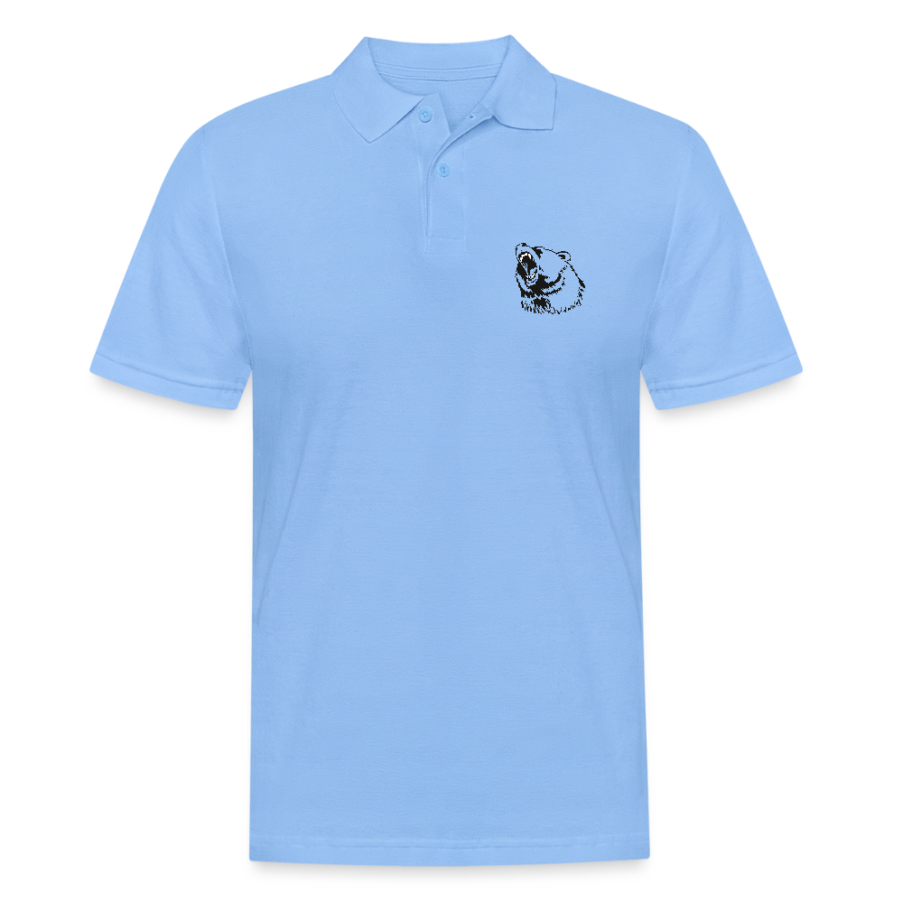 Herre poloshirt - himmelblå