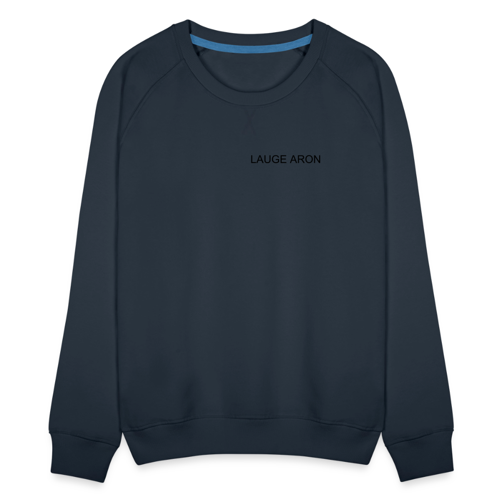 Dame premium sweatshirten - marineblå