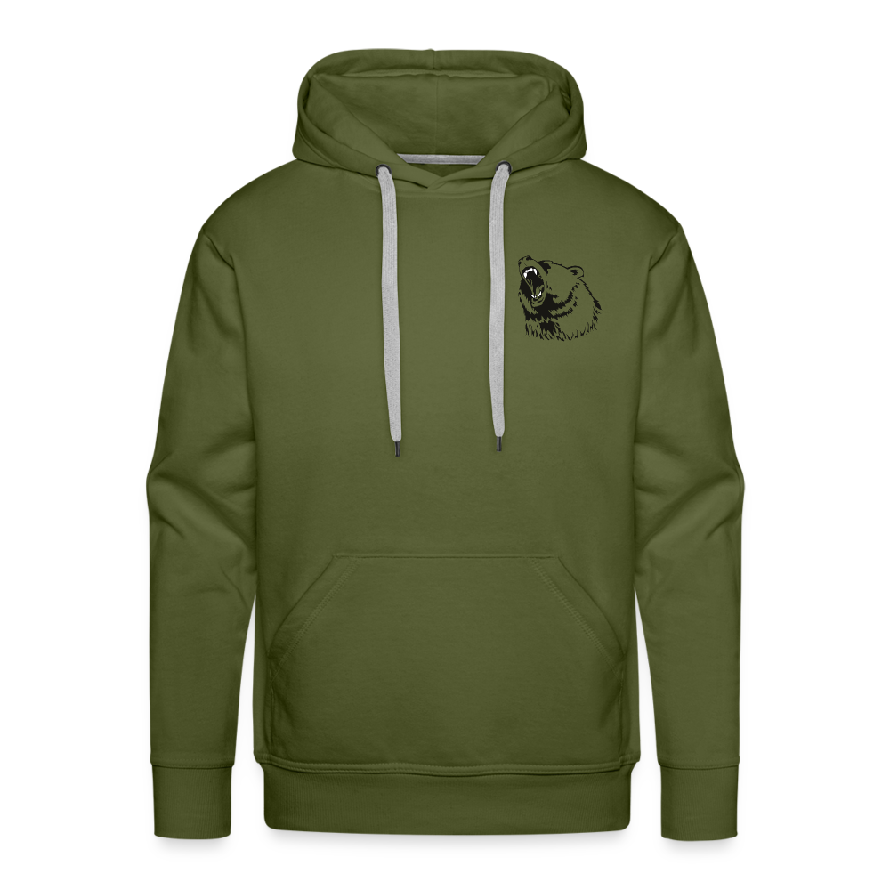 Men's Premium Hoodie - olivengrøn