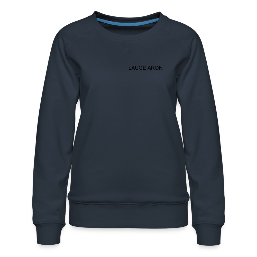 Dame premium sweatshirt - marineblå