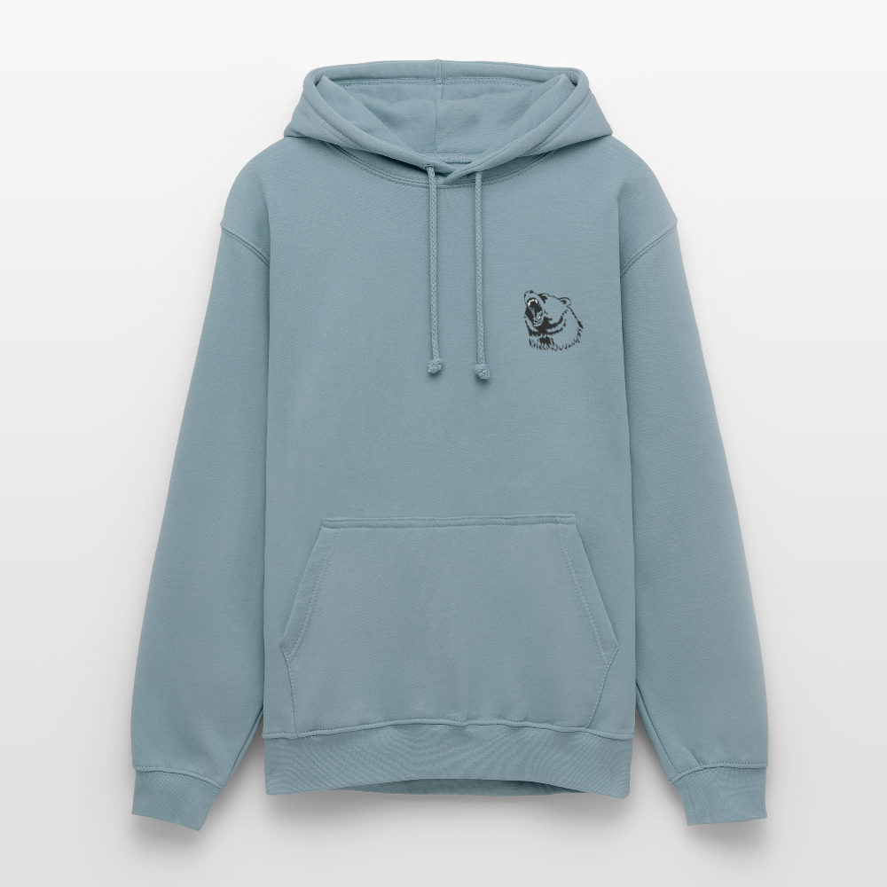 hoodie unisex - gråblå