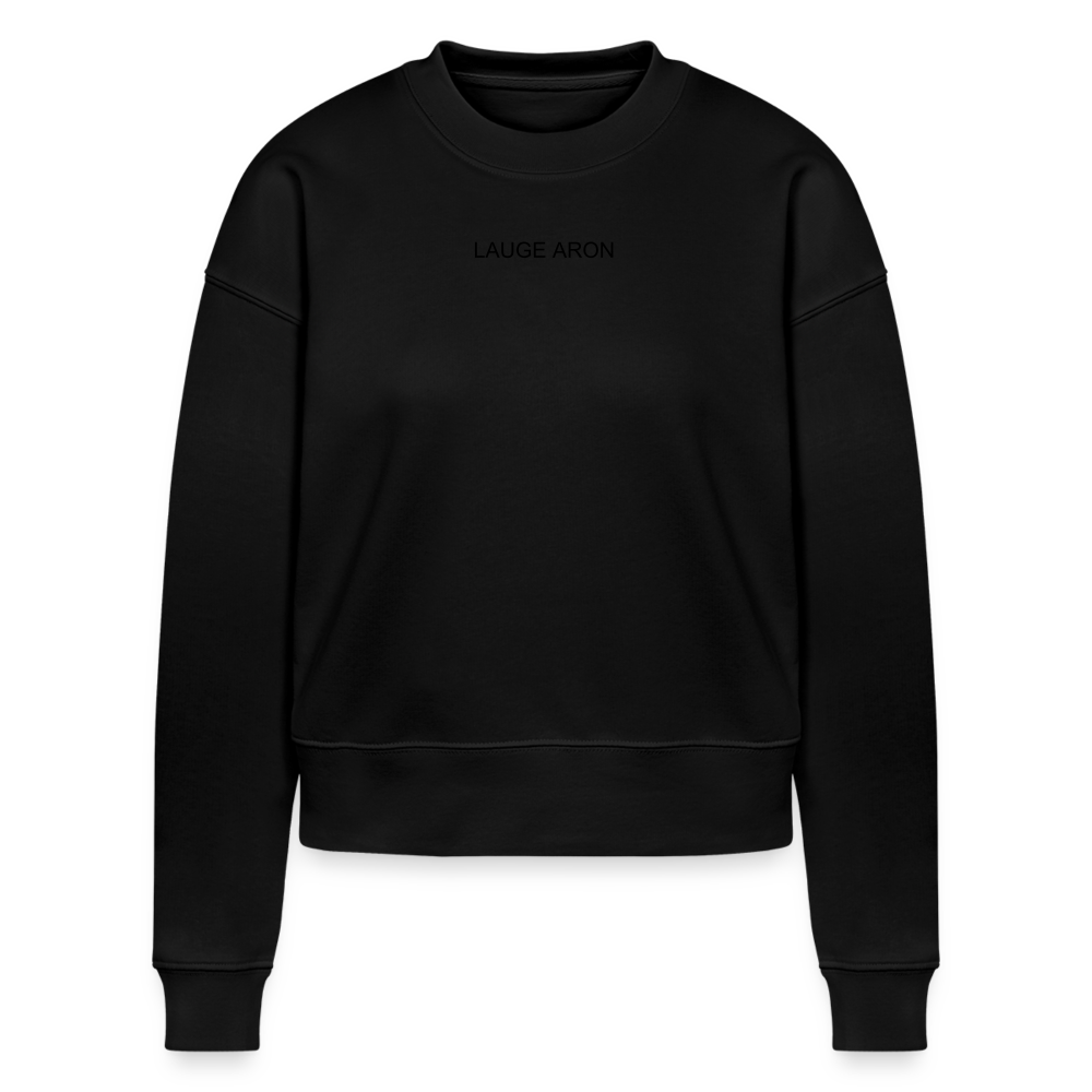 Stanley/Stella cropped CROPSTER økologisk sweatshirt til damer - sort