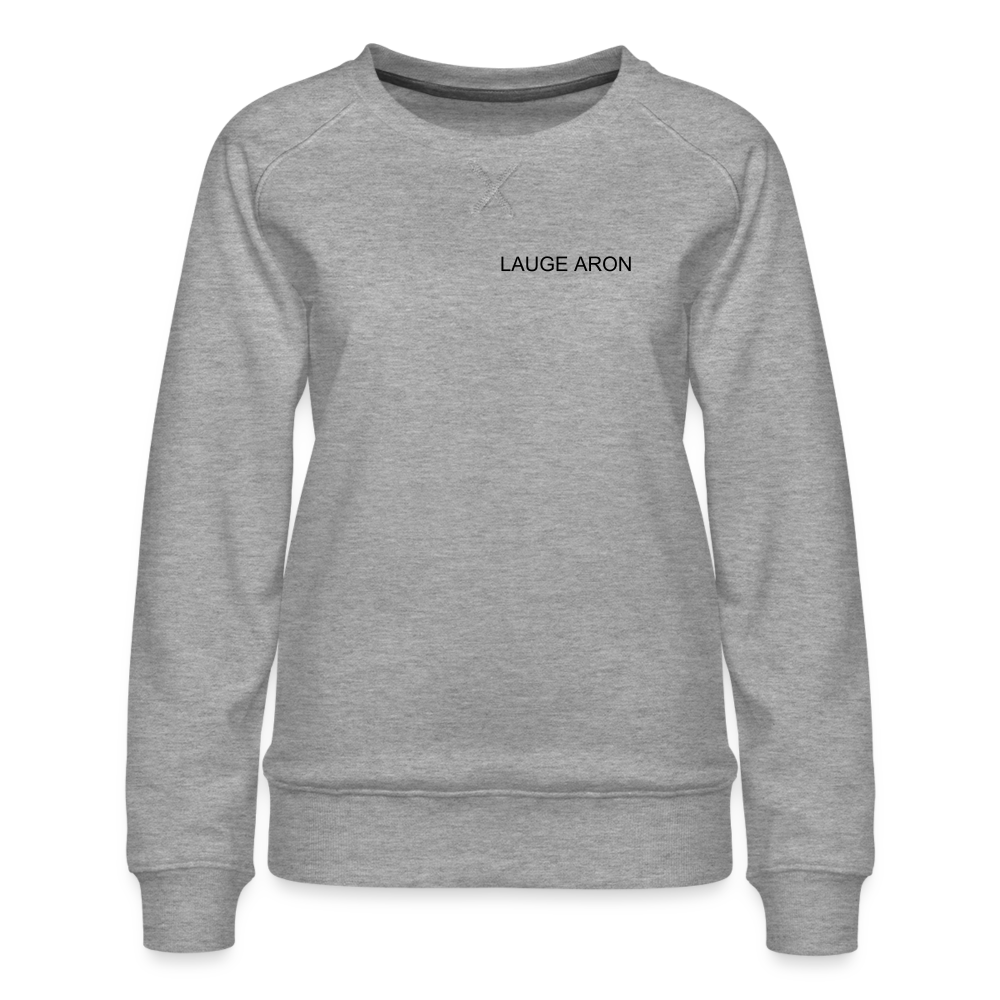 Dame premium sweatshirt - grå meleret