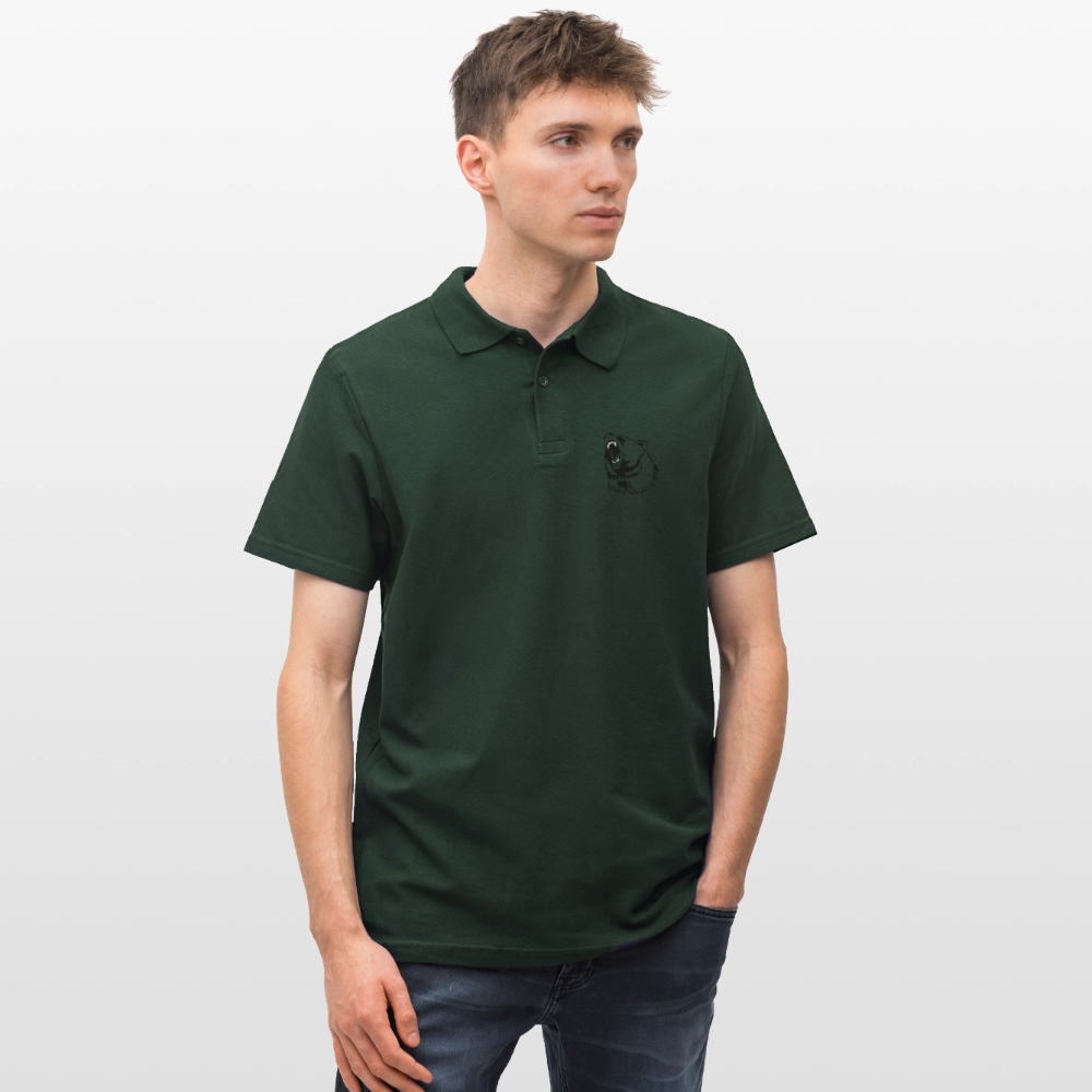 Herre poloshirt - skovgrøn