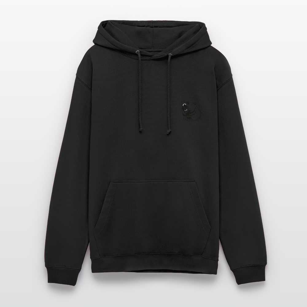 hoodie unisex - sort