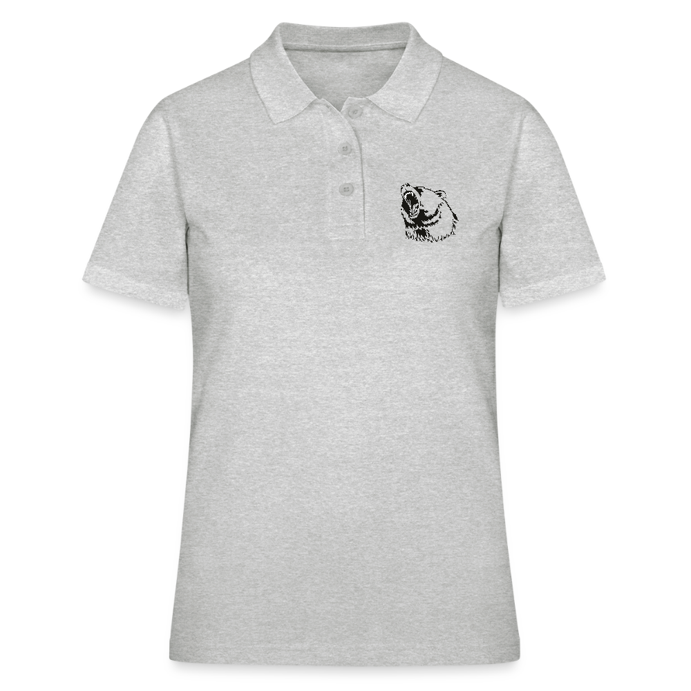 kvinde Polo Shirt - grå meleret