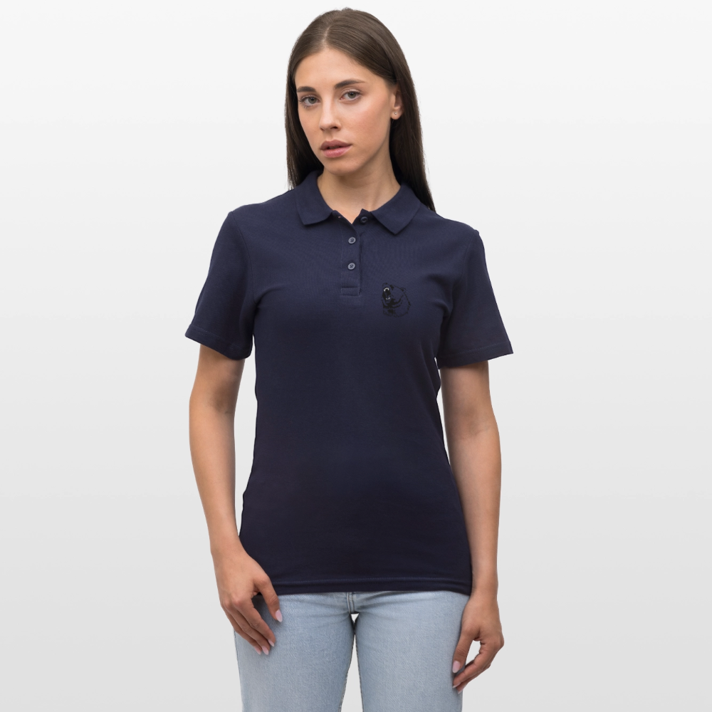 kvinde Polo Shirt - marinblå