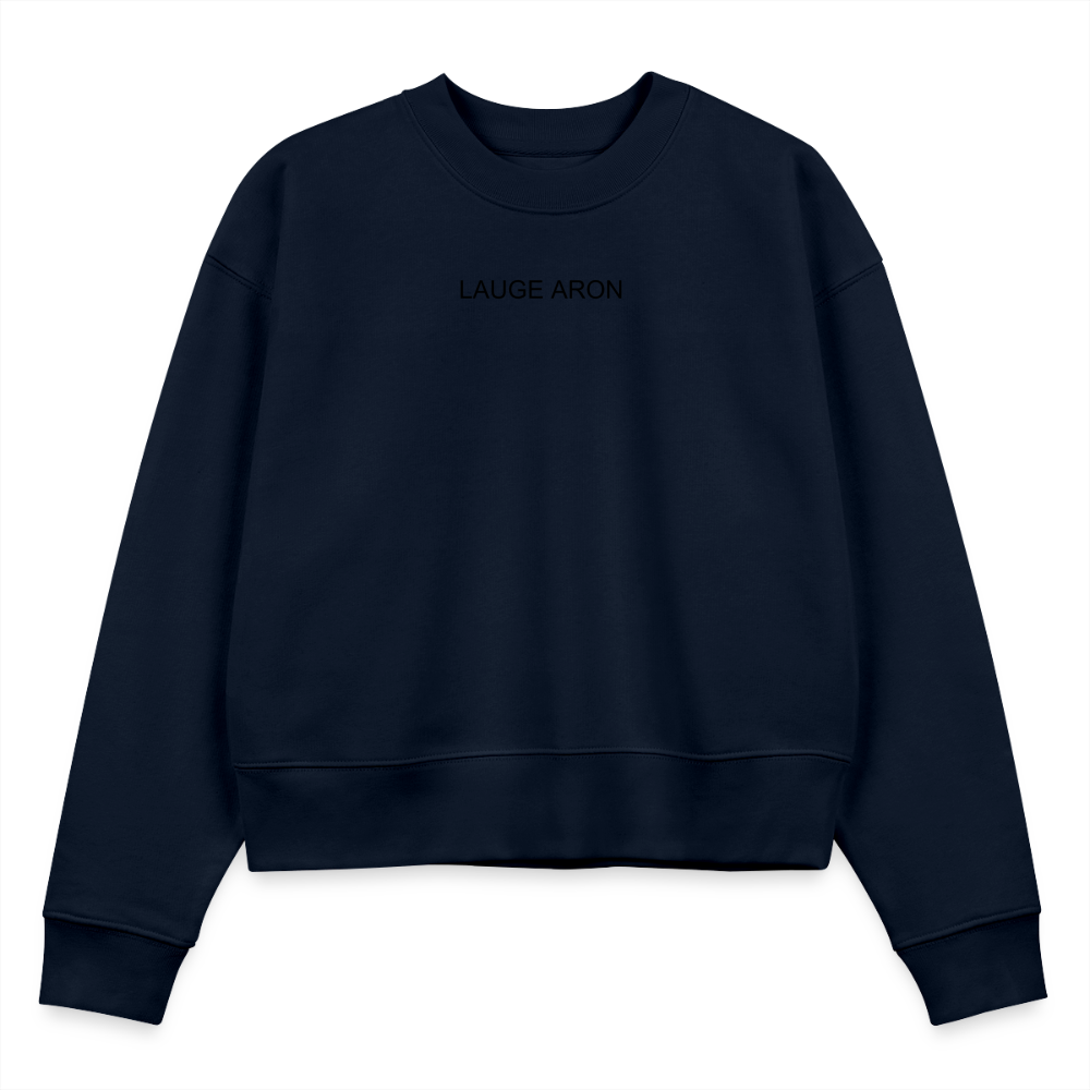 Stanley/Stella cropped CROPSTER økologisk sweatshirt til damer - marineblå