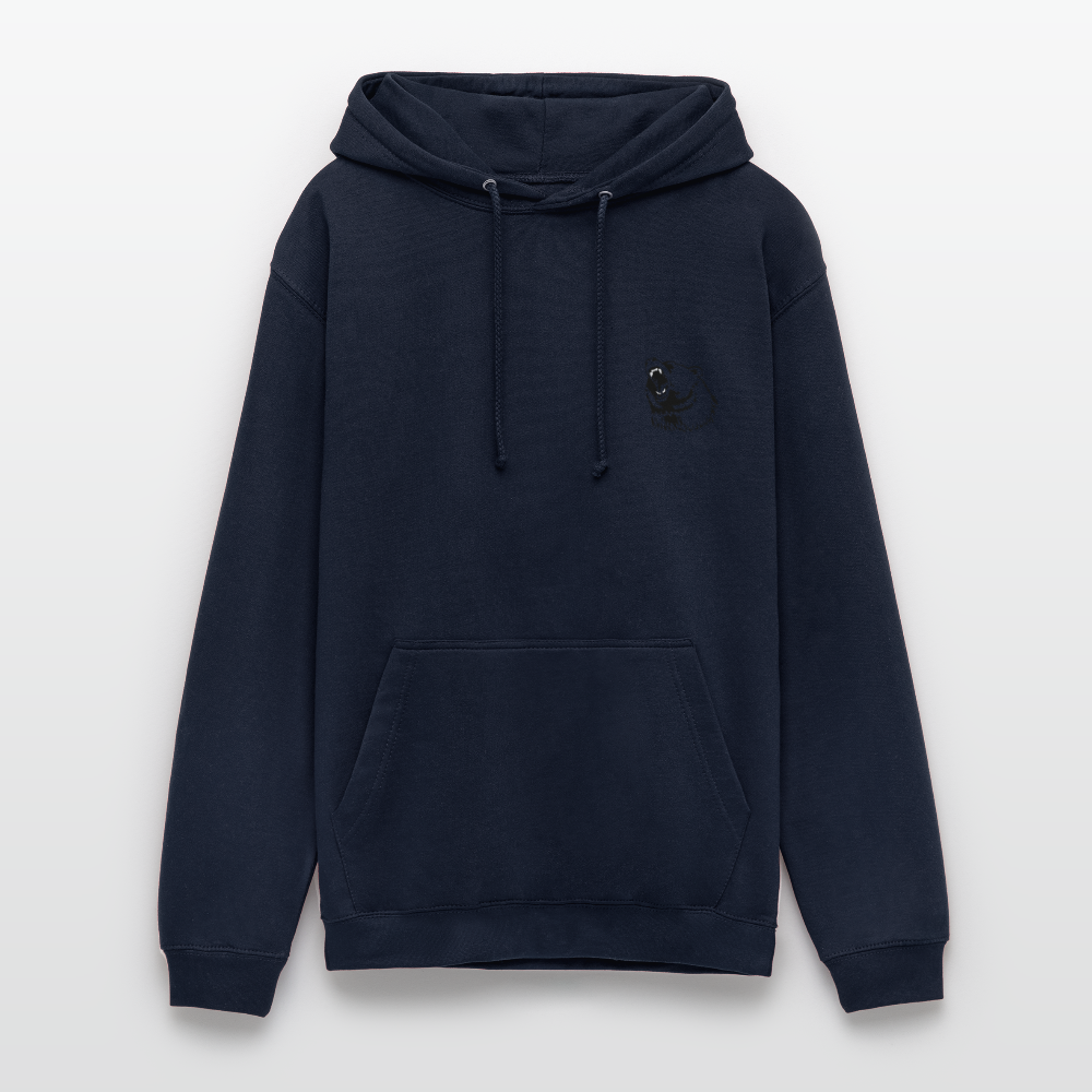 hoodie unisex - marineblå