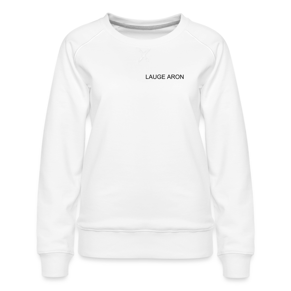 Dame premium sweatshirt - hvid