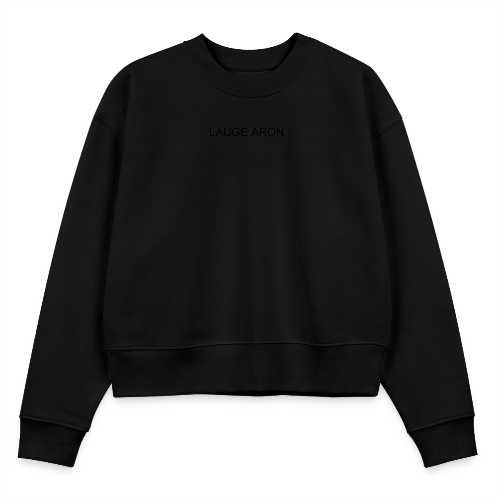 Stanley/Stella cropped CROPSTER økologisk sweatshirt til damer - sort