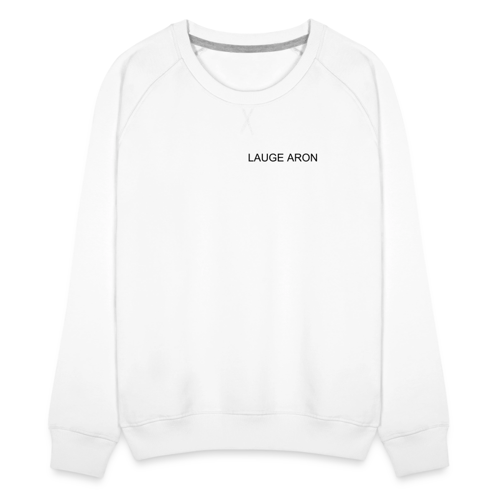 Dame premium sweatshirten - hvid