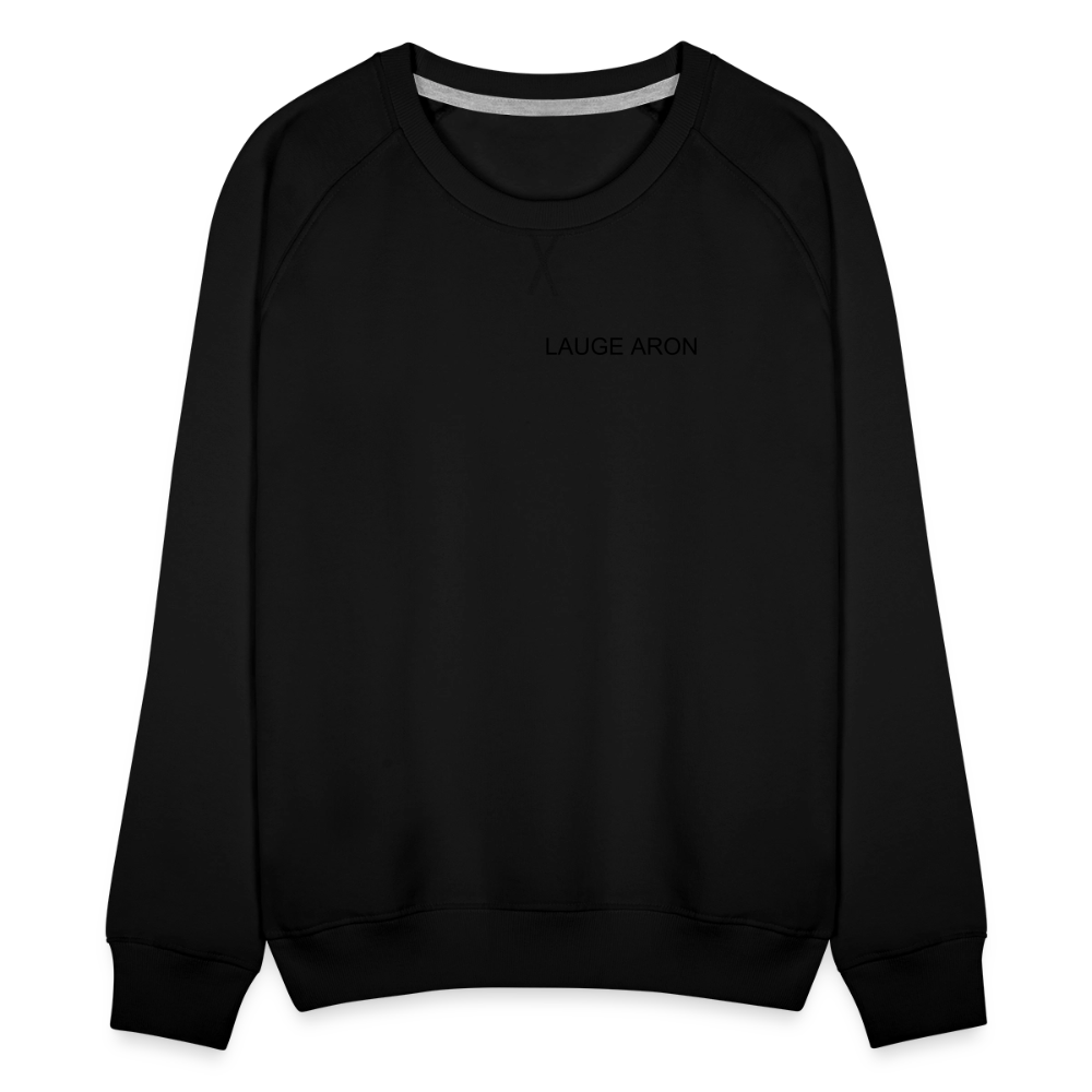 Dame premium sweatshirten - sort