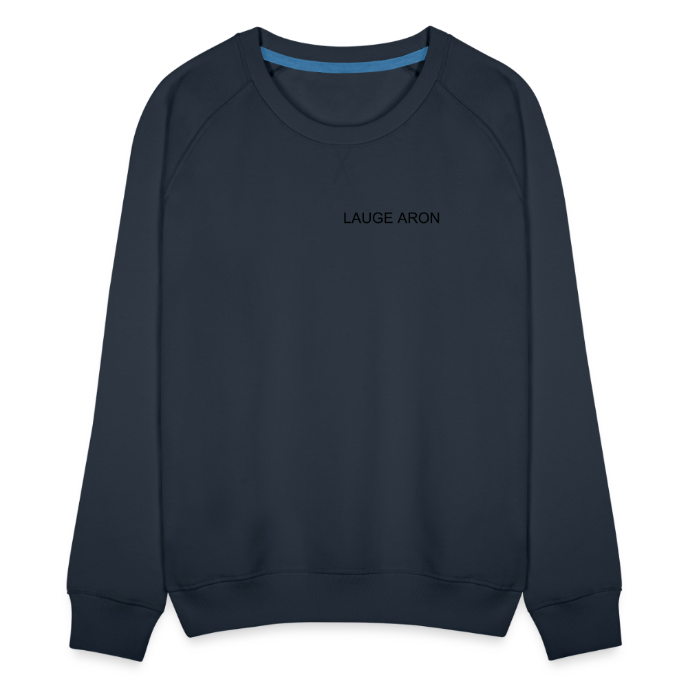 Dame premium sweatshirt - marineblå