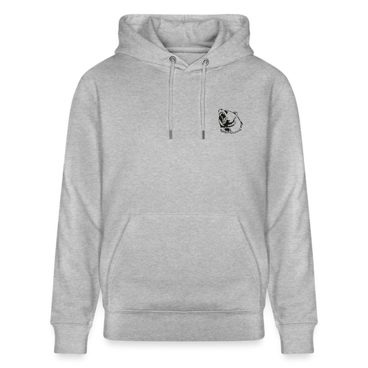 Unisex Organic Hoodie - heather grey