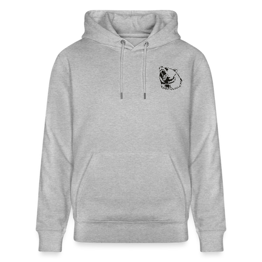 Unisex økologisk Hoodie - grå meleret
