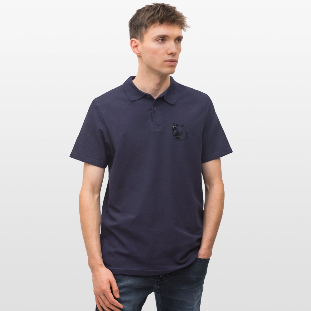 Herre poloshirt - marinblå