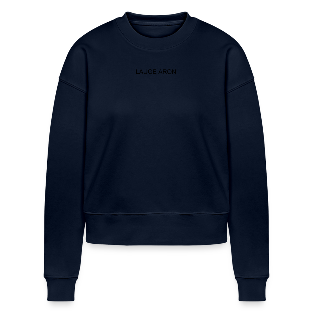 Stanley/Stella cropped CROPSTER økologisk sweatshirt til damer - marineblå