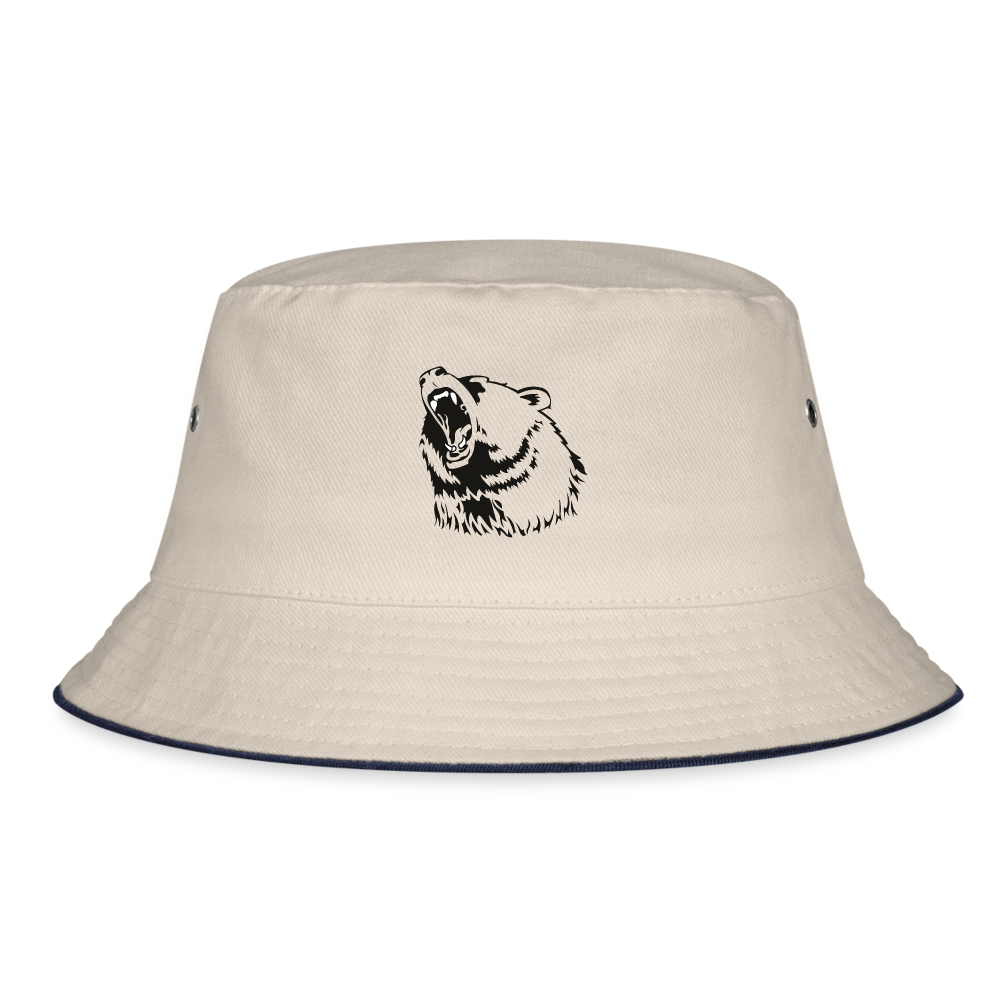 Angler bully hat - natur/marine